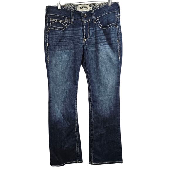 ARIAT R.E.A.L. Denim Spitfire Boot Cut Riding Jeans Size 30R - Picture 5 of 12